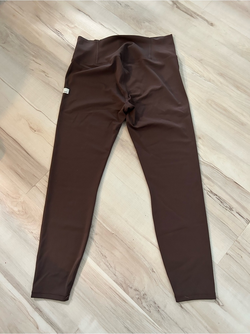Vuori AllTheFeels Leggings Sz L VW4018 Brown High Rise Yoga Pilates Athleisure - Picture 2 of 14